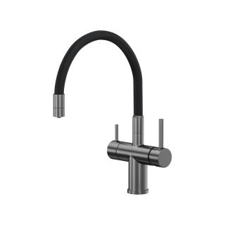 Смеситель для кухни Reflexion Lago RX9902BL оружейная сталь